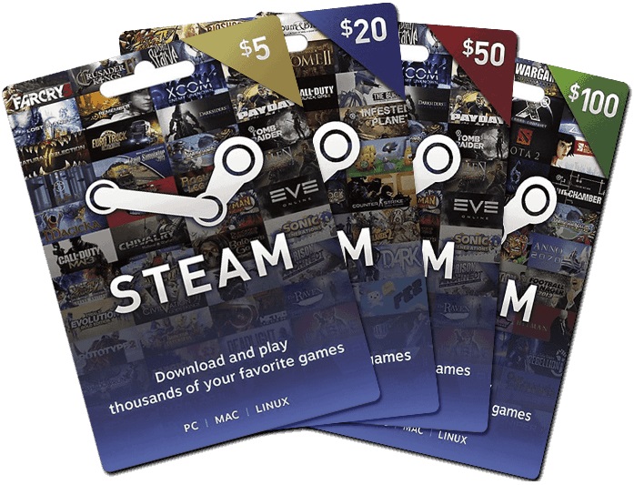 Steam Gift Cards Giveaway